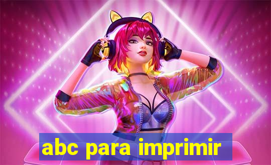 abc para imprimir